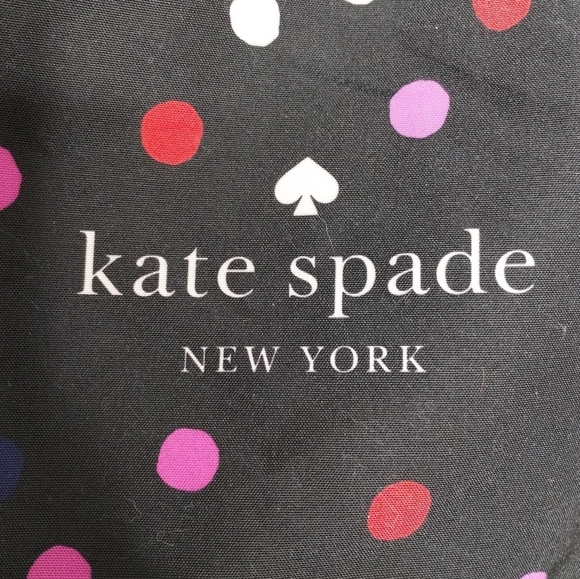 Kate Spade Black Polka Dot Large Tote - Picture 2 of 4